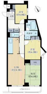 【間取り】 | リズ青葉台(ＲＩＳ青葉台) | 間取り図