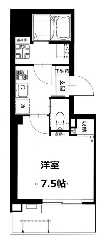 b’CASA Kameariの間取り|間取りです。