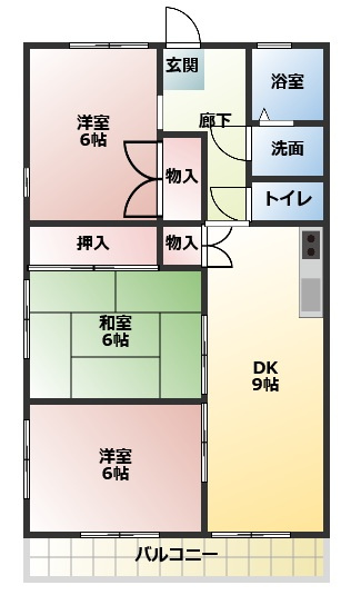 ファミール幸の間取り
