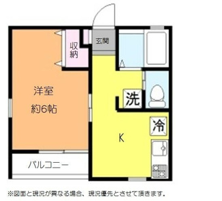 【間取り】 | サンフラワーＫ | 間取りです。