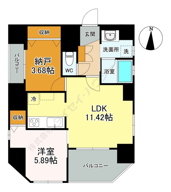 Ｏｒｉｓａｙ麻布十番の間取り
