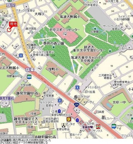ガラ・ステージ茗荷谷の地図