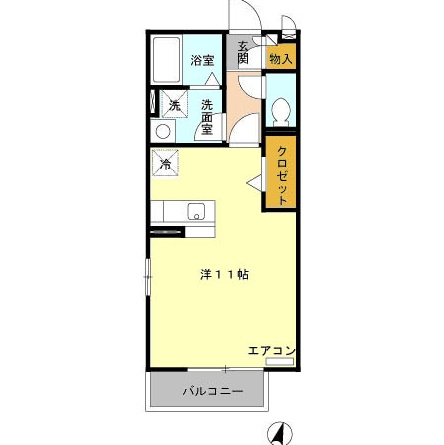 グランメール大成の間取り