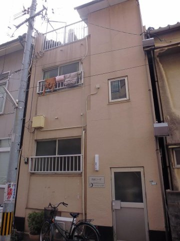 西部コーポの外観|おしゃれな外観です