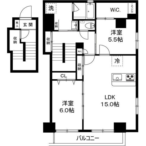 【間取り】 | クレアーレ豊玉中