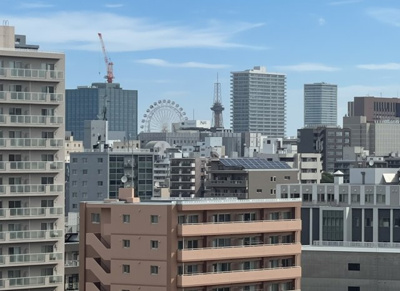 【展望】 | スクエアガーデン・アーバニティ南11条Ⅱ | 洋室側からは札幌の中心部が見渡せます♪