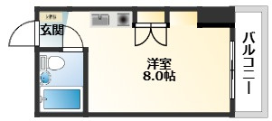 ポエム庚午の間取り