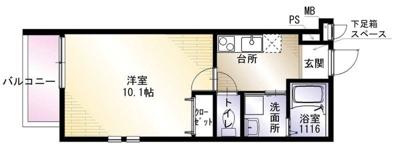 シャルム　コートの間取り