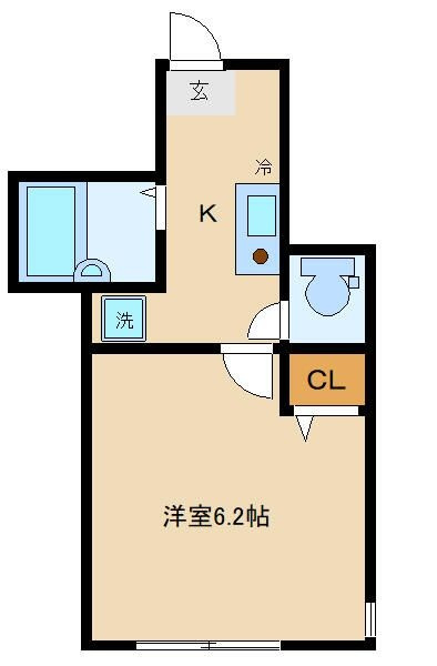 ＶＩＬＬＡ　ＶＩＥＮＴ　ＴＯＧＯＳＨＩＫＯＥＮの間取り|間取りです。