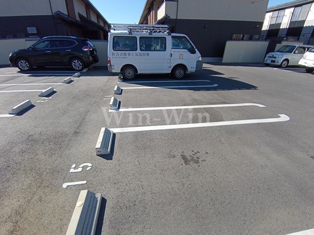 ほくと館の駐車場