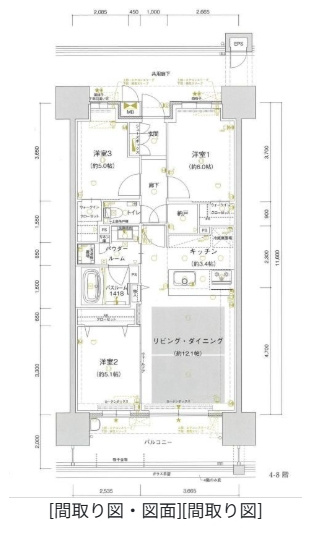 【間取り】 | ブライトクロス博多 SOUTH