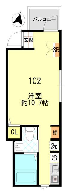 アクアフォレスタ西綾瀬の間取り