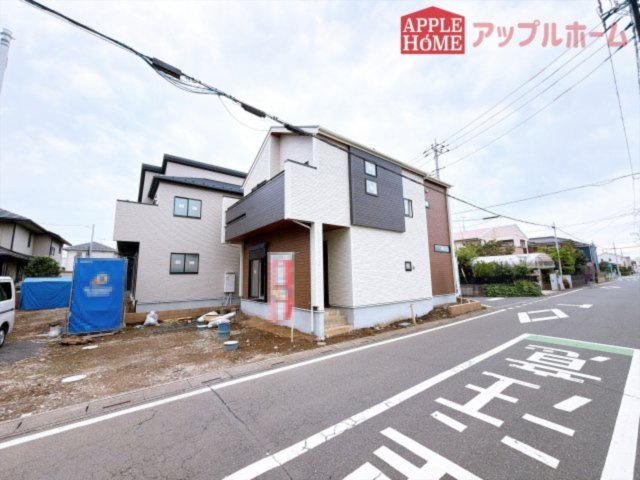 [新築住宅] 坂戸市千代田2丁目 5期 全5棟の前面道路含む現地写真
