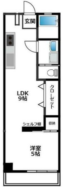 浅賀マンションの間取り