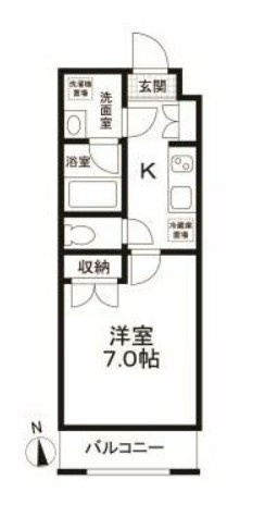 HERMITAGE Waseda Machiの間取り
