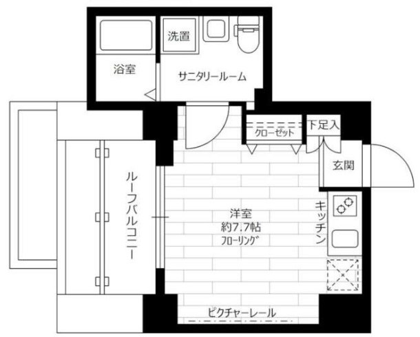 ステージファースト神楽坂の間取り