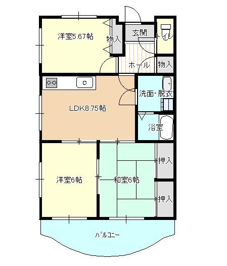 【間取り】 | ルネ青江