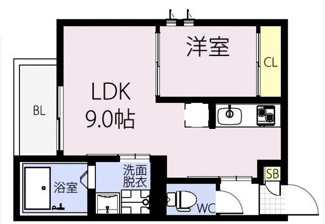 【間取り】 | ＲＥＧＡＬＥＳＴ　宮原 | 間取りです。