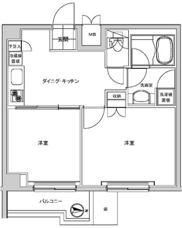 【間取り】 | ルーブル住吉