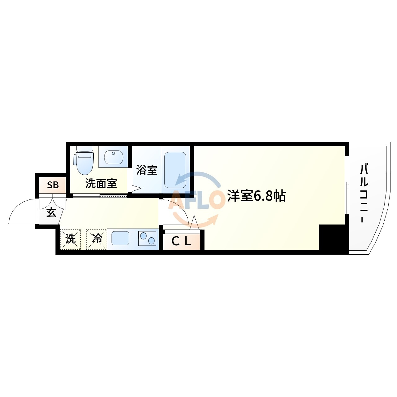 セレニテ九条リアンの間取り|セレニテ九条リアン　間取り