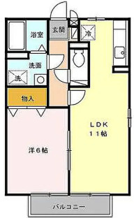 北上市川岸1丁目　一棟アパートの間取り