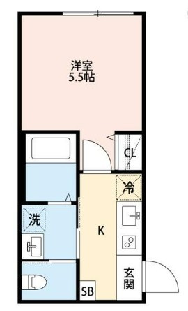 柏市つくしが丘４丁目のアパートの間取り