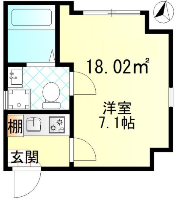 クレール堀切の間取り