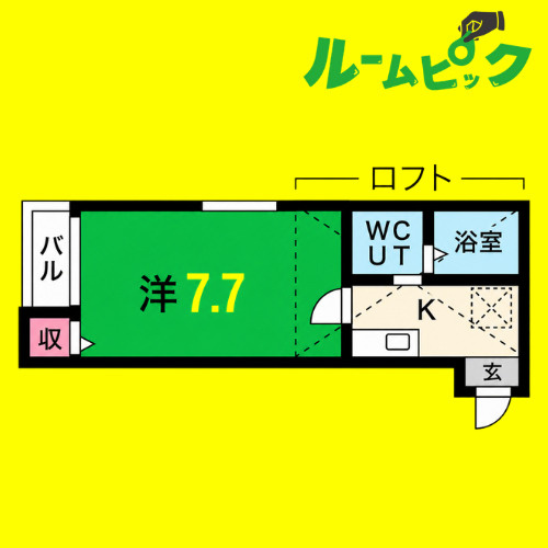 Merivale(メリベール)　名古屋市賃貸　仲介手数料無料の間取り