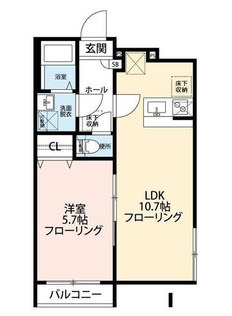 グランクオール千住大橋の間取り|間取りです。
