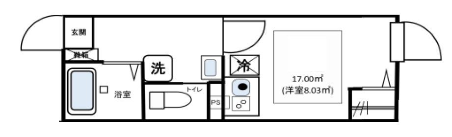 K.F新柴又の間取り