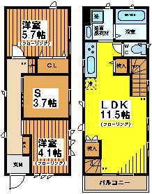 【間取り】 | 方南1丁目戸建