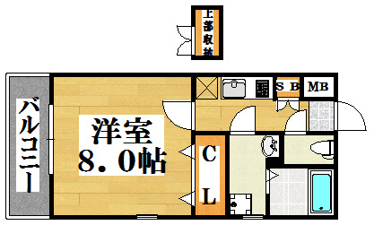 【間取り】 | クレスティアステージア天神