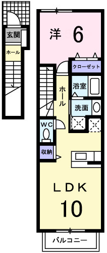 ハッピネス　裕の間取り|間取図