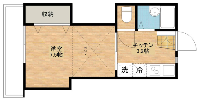 【間取り】 | しろまちアパート