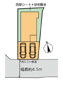 厚木市及川1丁目　中古戸建の区画図