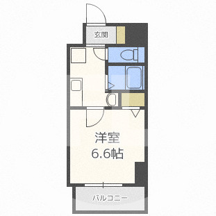 SERENA大阪天満宮の間取り|SERENA大阪天満宮（セレナ大阪天満宮）　開放感のある間取り