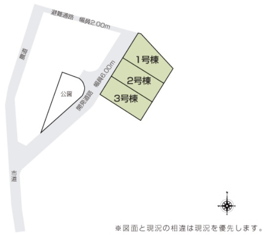南城市玉城親慶原（全3区画）3号棟の土地図|土地図♪