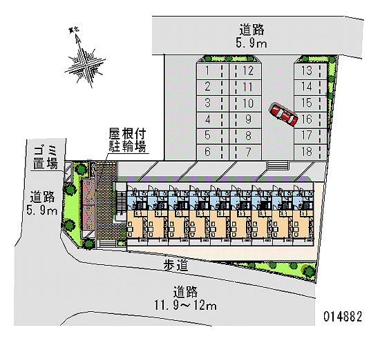レオパレス松ヶ丘の地図|画像4