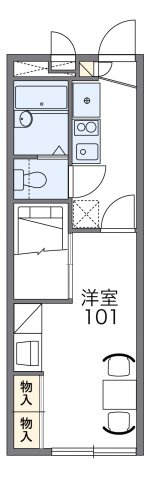 レオパレスISLANDの間取り|画像2