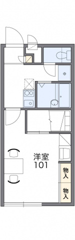 レオパレスルーチェⅡの間取り|画像2