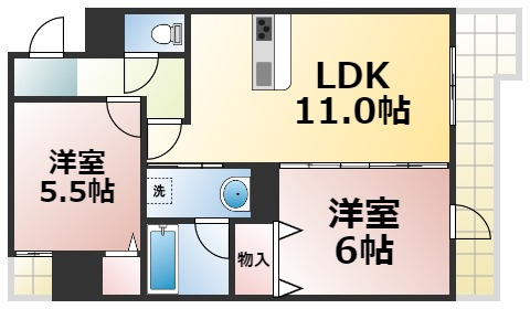 【間取り】 | パラゴン小路　仲介手数料無料