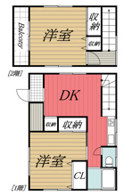 【間取り】 | ペットと暮らせる市原市N貸家