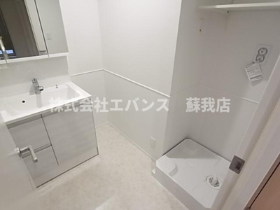 【洗面所】 | タウンコート | 脱衣スペースもあります