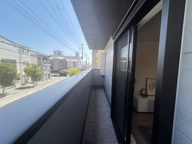 神戸市中央区神若通3丁目　新築戸建の前面道路含む現地写真