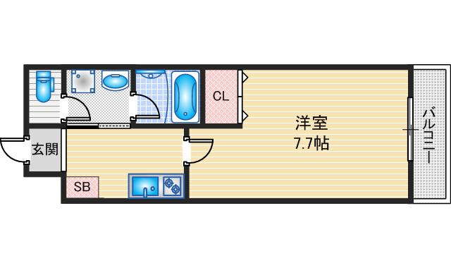【間取り】 | ウェルスクエア茨木駅前