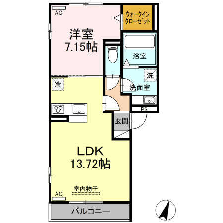 メゾンソレイユの間取り