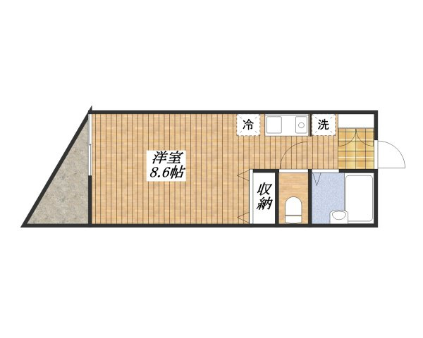 フォーチュン西立川の間取り