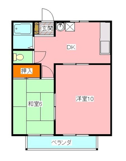 【間取り】 | コーポ富士