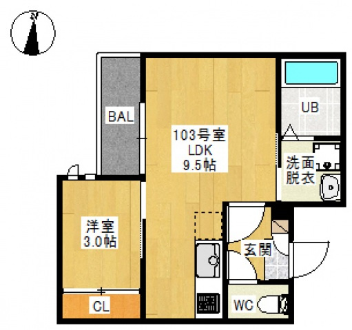 【間取り】 | Grandtic Marin