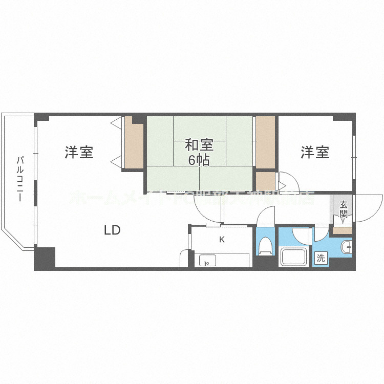 レスカーラ緑地公園の間取り
